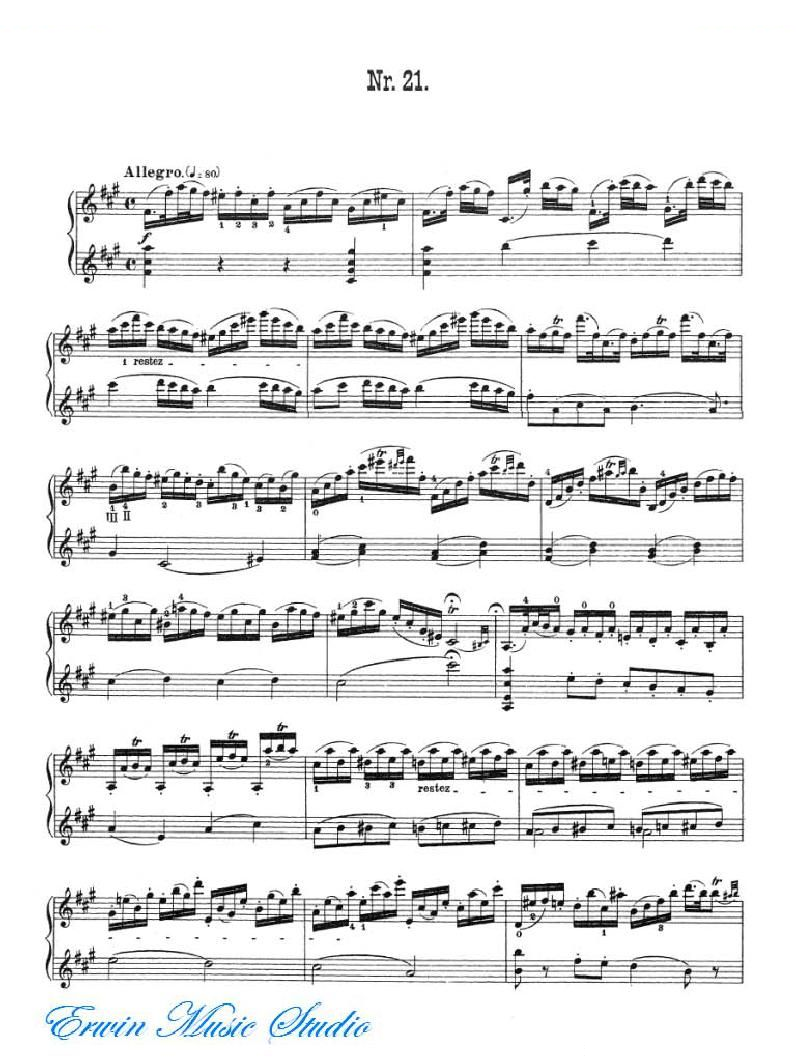 加维尼耶-24首隨想曲Pierre Gavinies 24 Caprices 21-24 提琴谱
