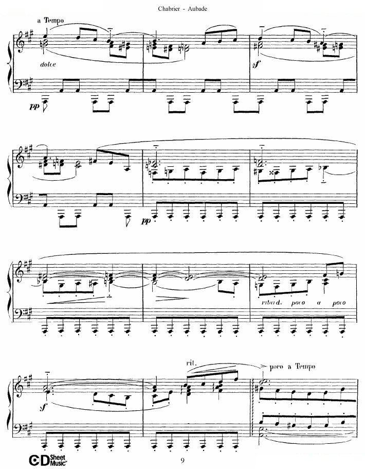 Chabrier - Aubabe Aubabe -