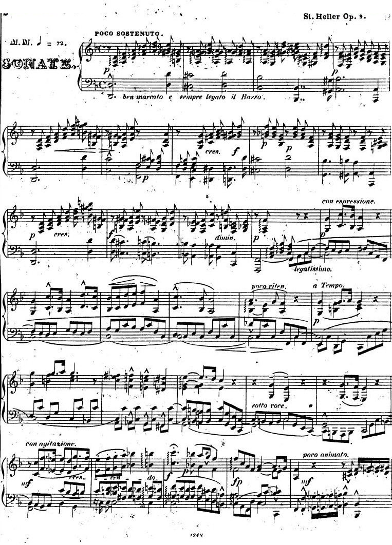 Heller - Sonata Op 9 Sonata Op 9 -