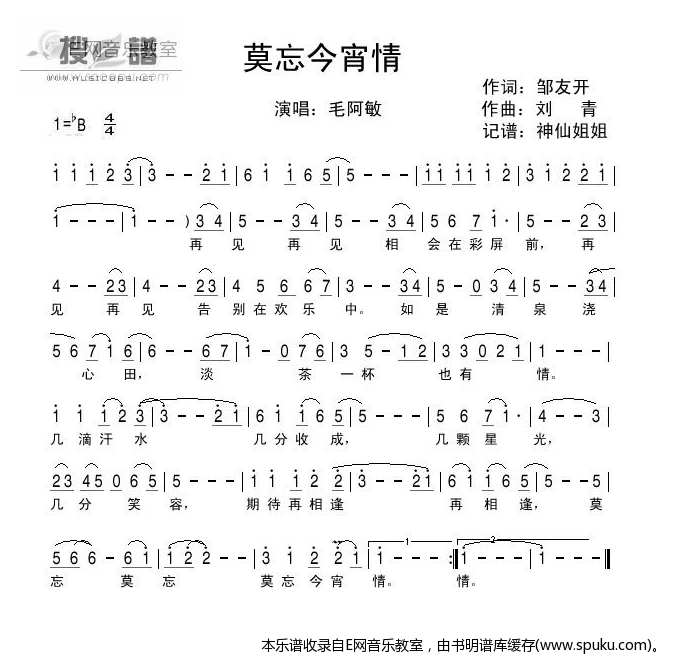 莫忘今宵情-毛阿敏