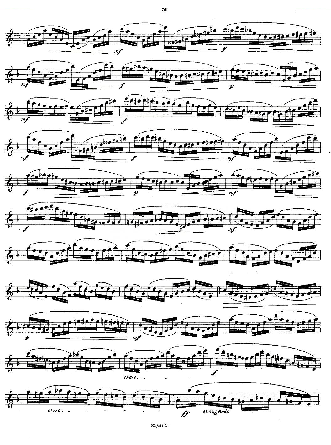 24首长笛练习曲 Op.15 之21—24 铜管乐谱