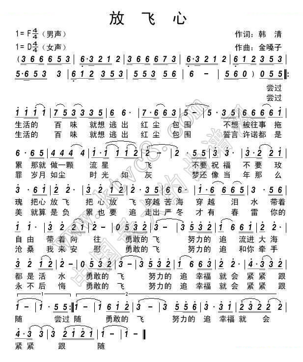 放飞心 
