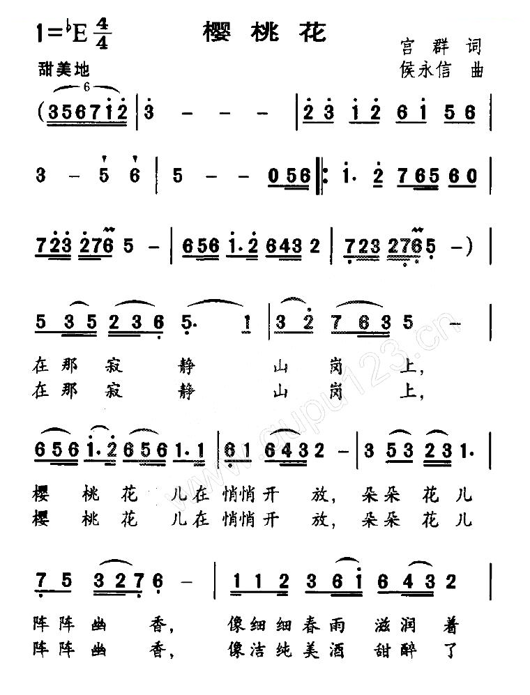 樱桃花