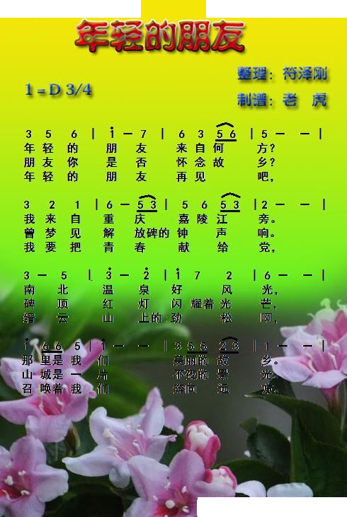 年轻的朋友