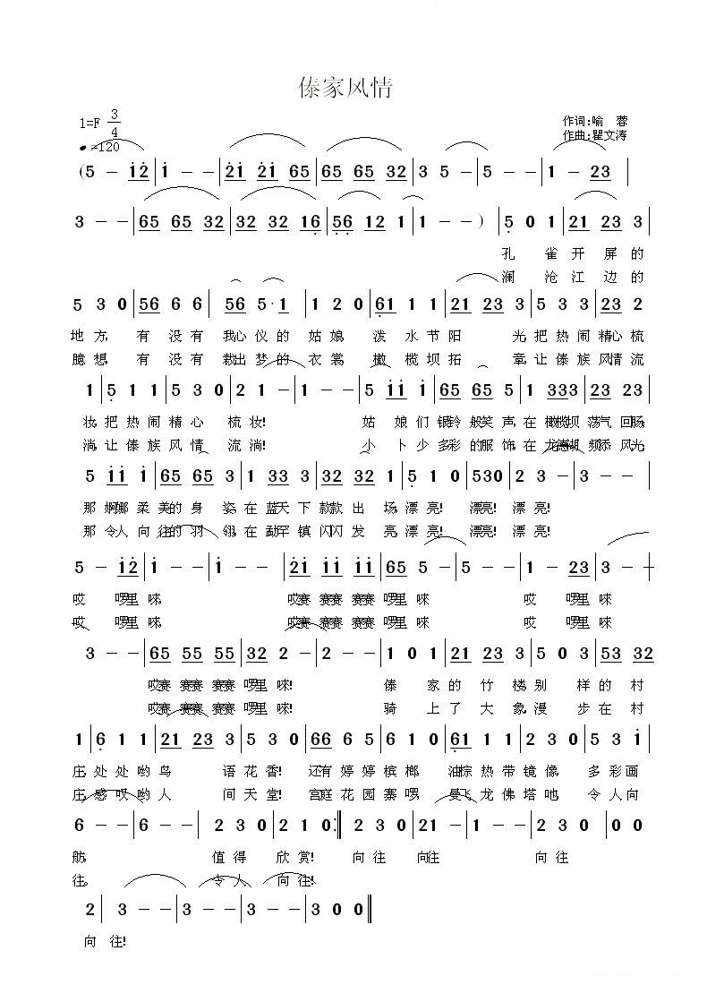 傣家风情 