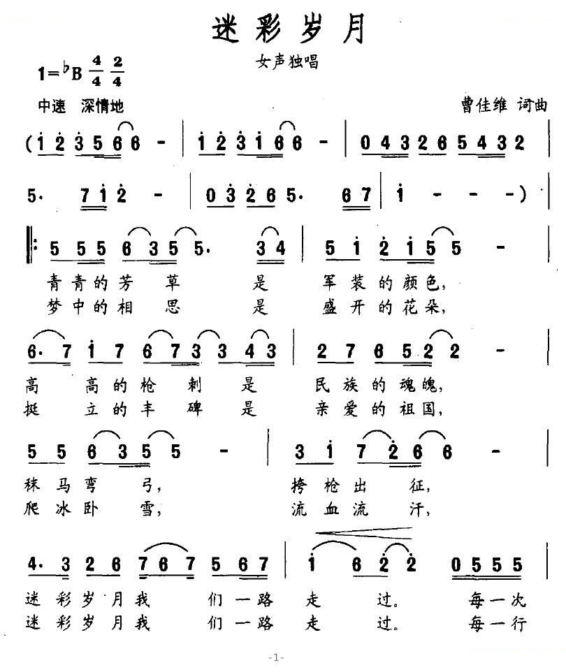 迷彩岁月
