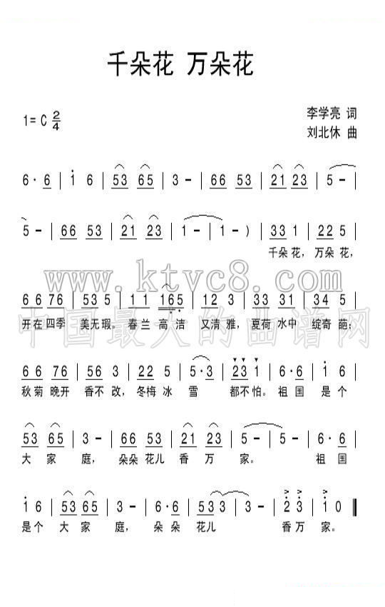 千朵花万朵花 