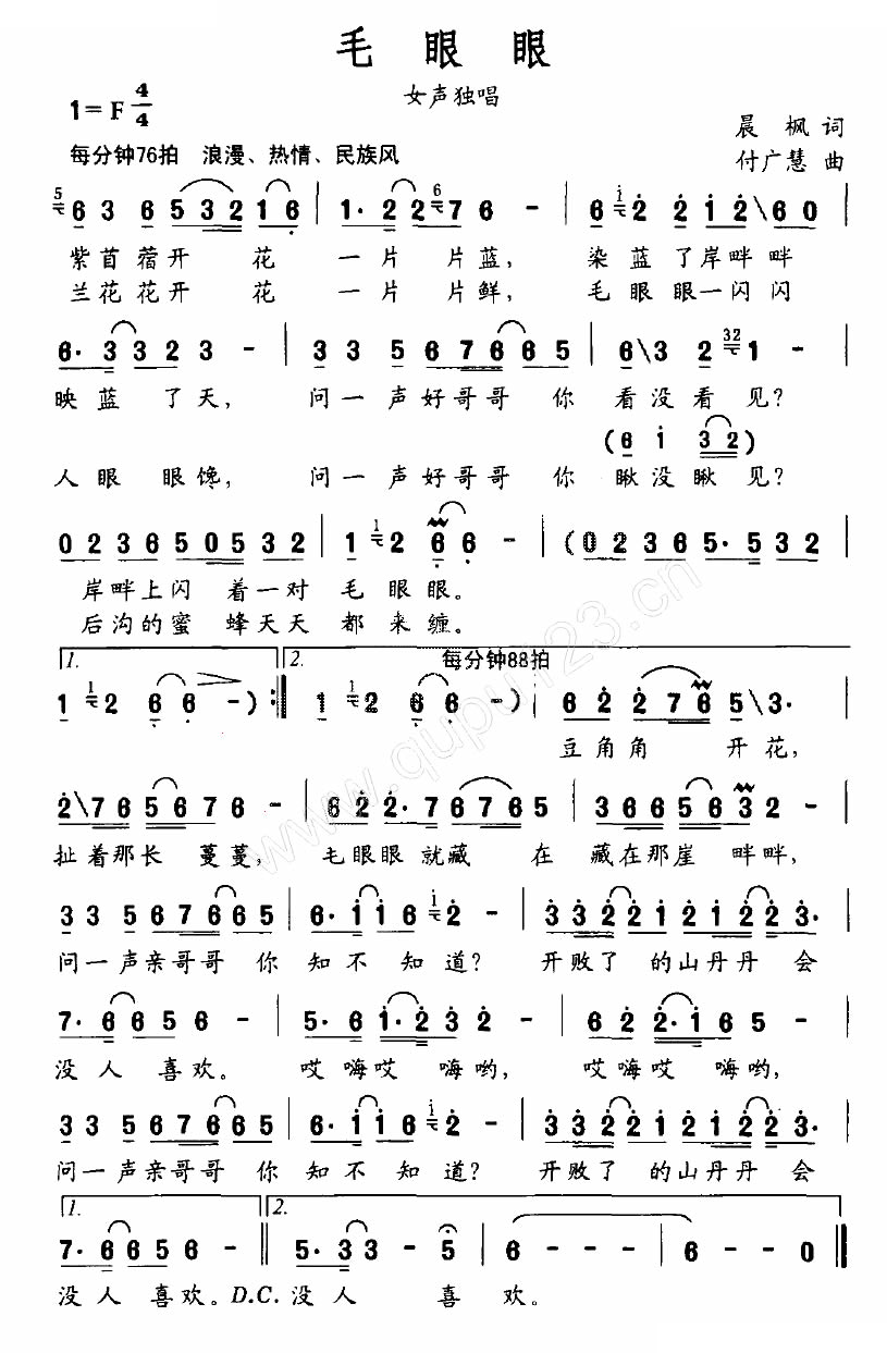 毛眼眼