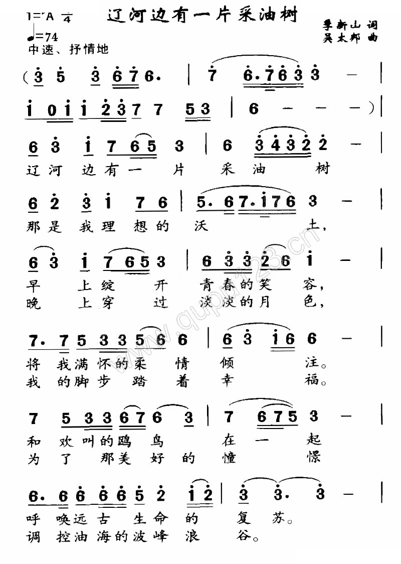 辽河边有一片采油树