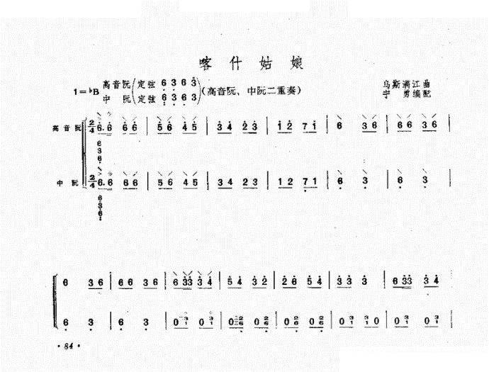 喀什姑娘(中阮) 