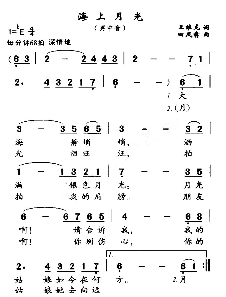 海上月光