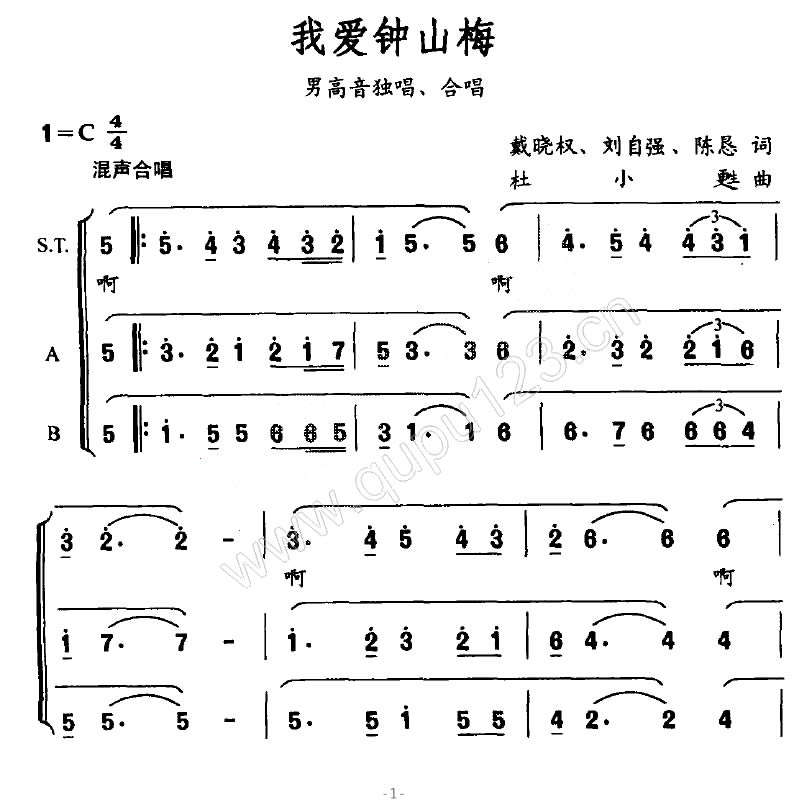 我爱钟山梅