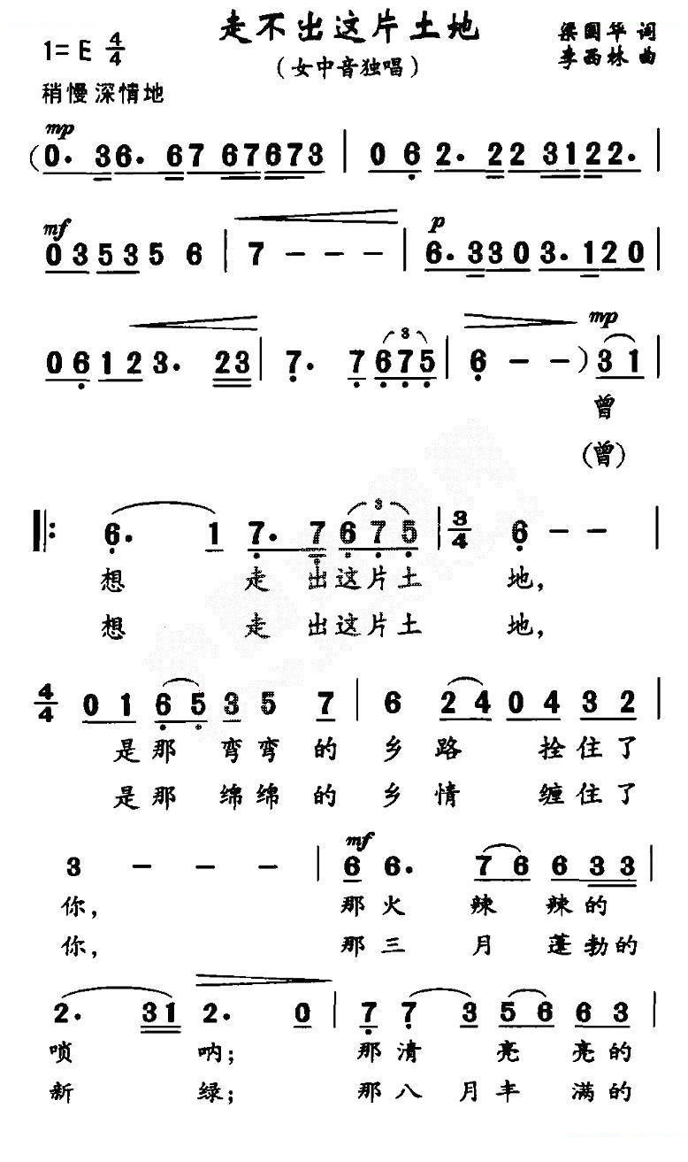 走不出这片土地