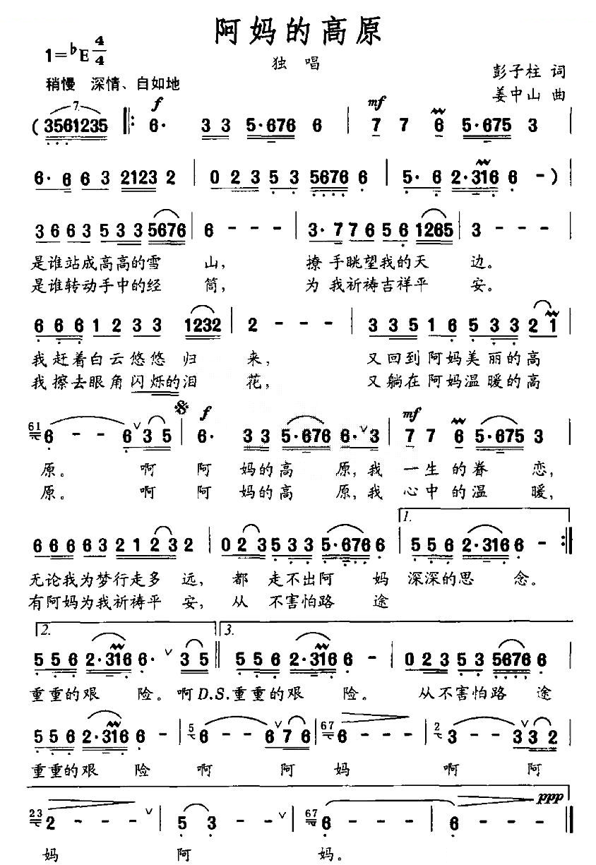 阿妈的高原