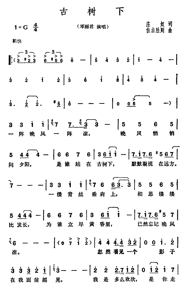 古树下 