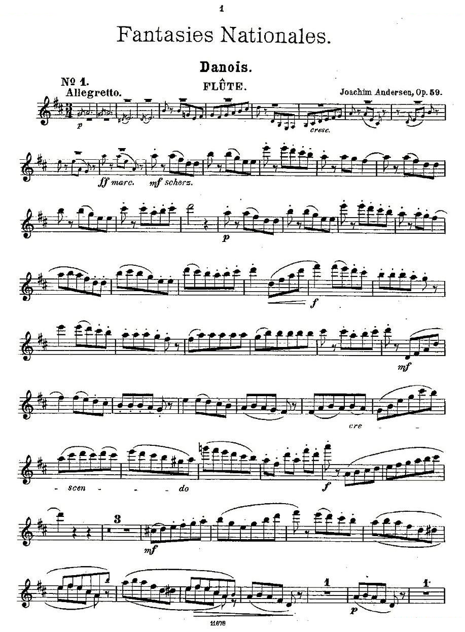 Fantaisies nationales. Op. 59, 1. 