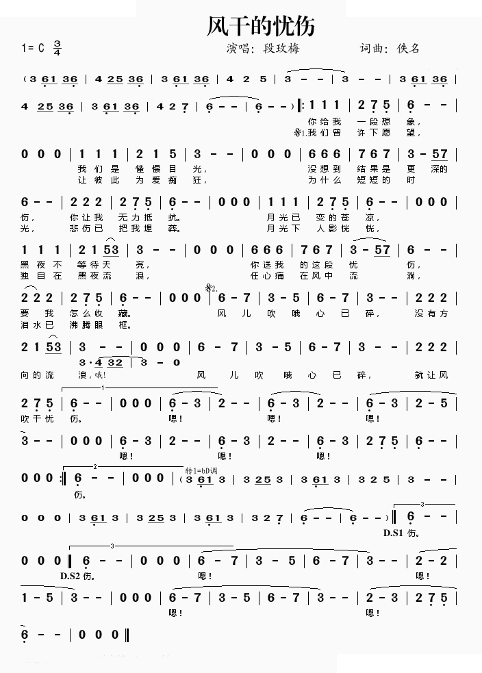 风干的忧伤