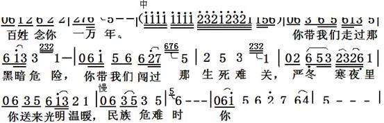 英雄子弟兵 唢呐谱