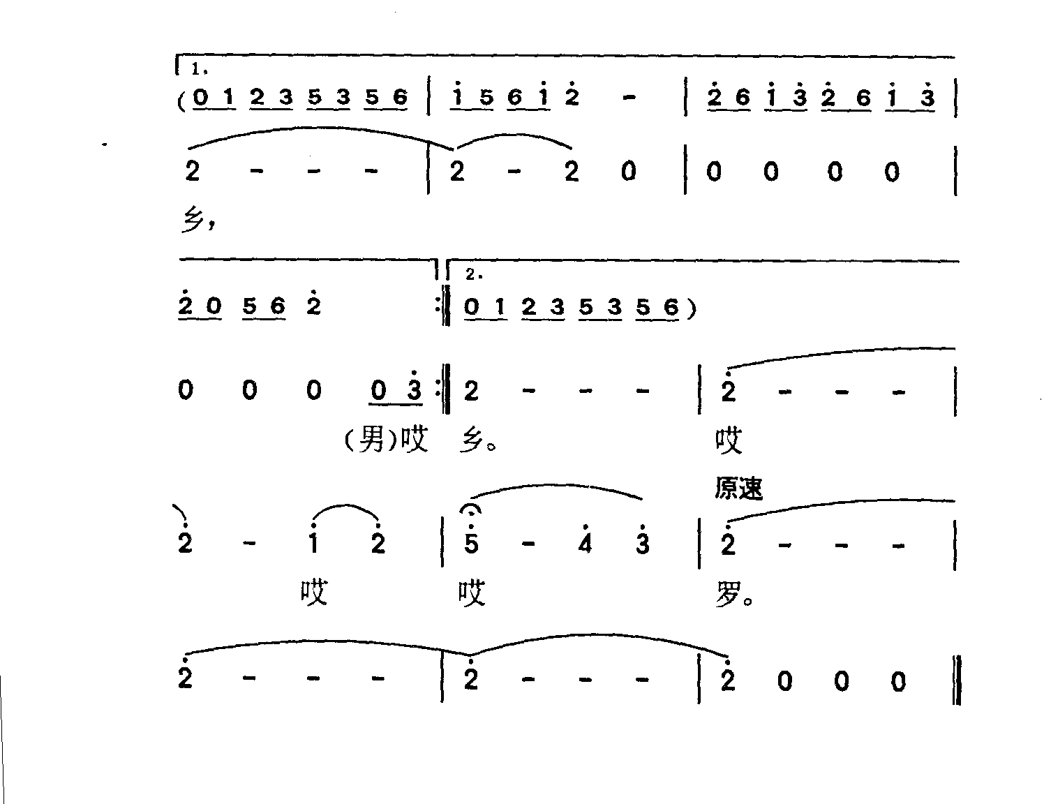 谁不说俺家乡好（红日）插曲