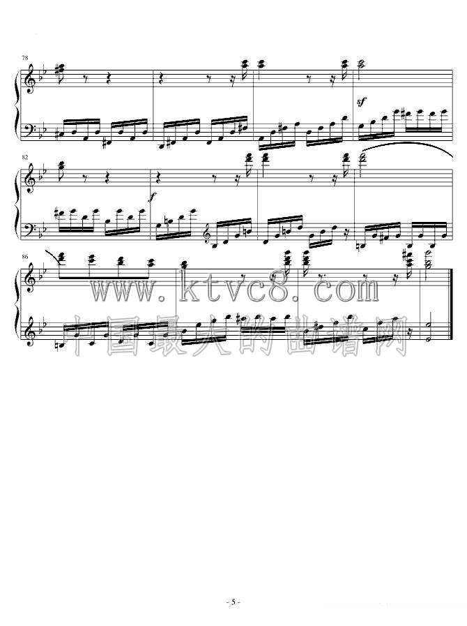 热情奏鸣曲第三乐章简化改编版 