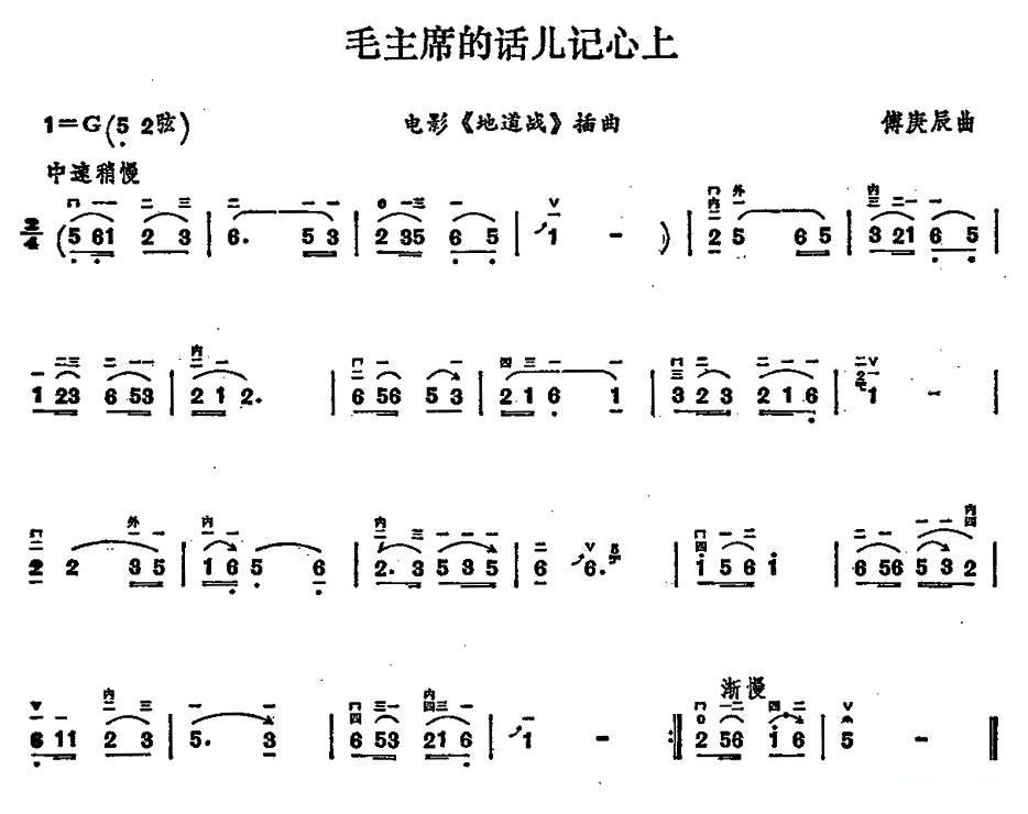 毛主席的话儿记心上 