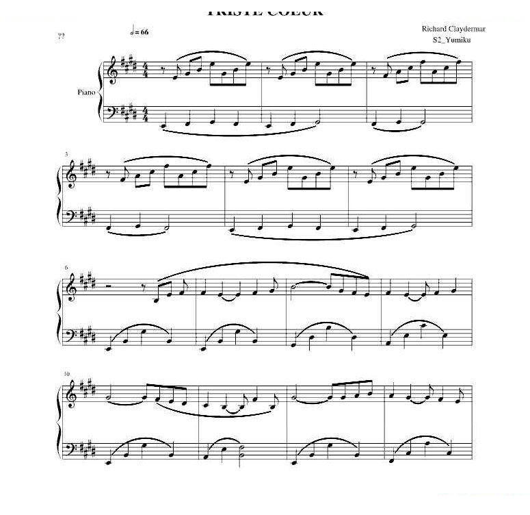 TRISTE COEUR （午后的出发） 