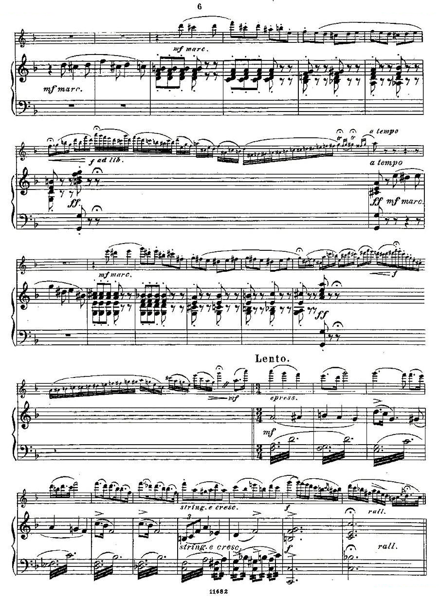 Fantaisies nationales. Op. 59, 5.（长笛 钢琴伴奏） 