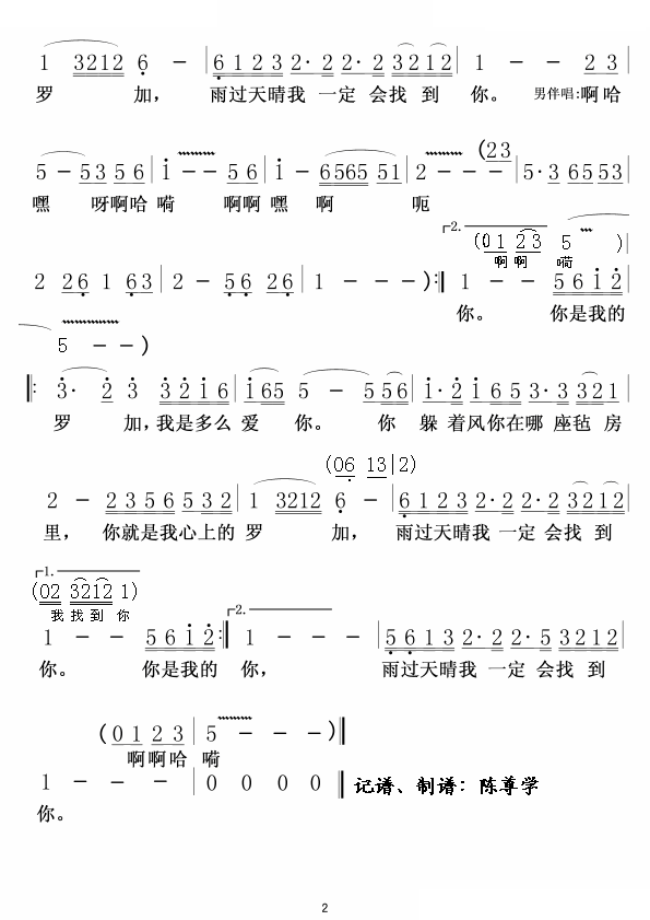 心上的罗加