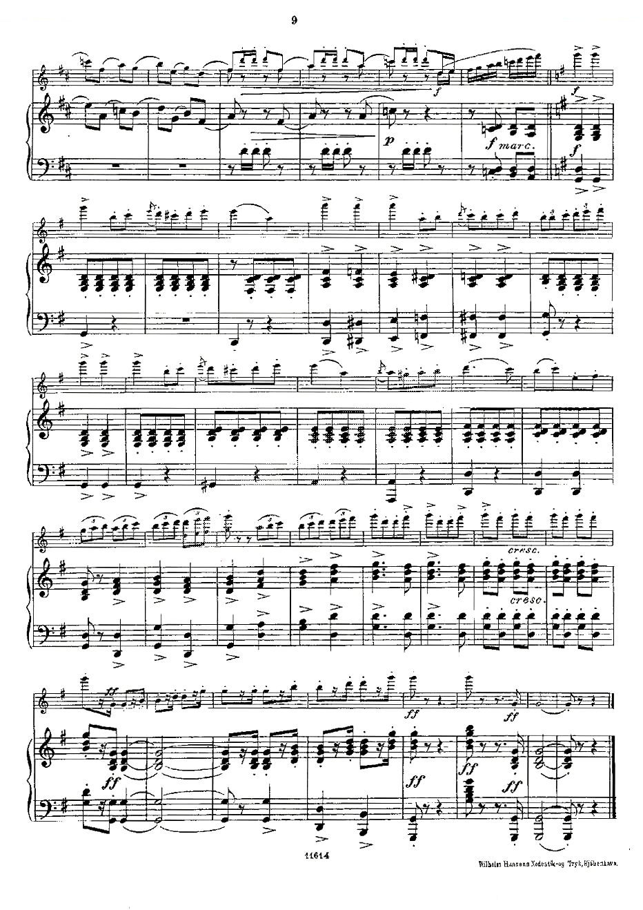 Opern-Transcriptionen.Op.45-4（长笛+钢琴伴奏） 铜管乐谱