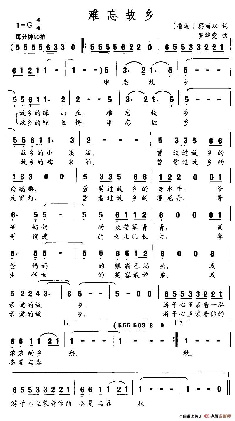 难忘的故乡