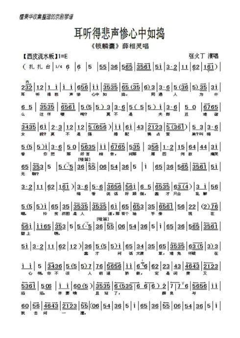 锁麟囊--耳听得悲声惨心中如捣(张火丁)