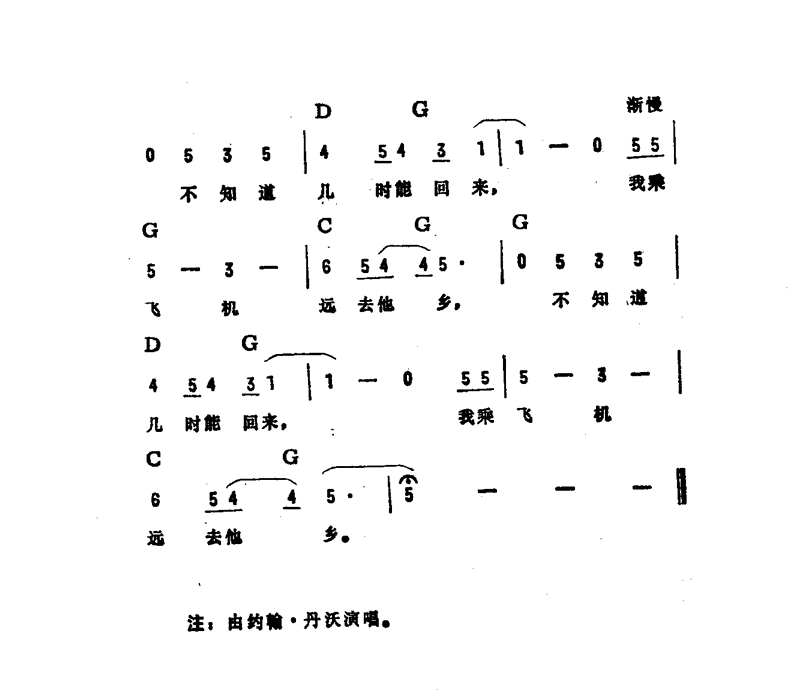 乘飞机离去