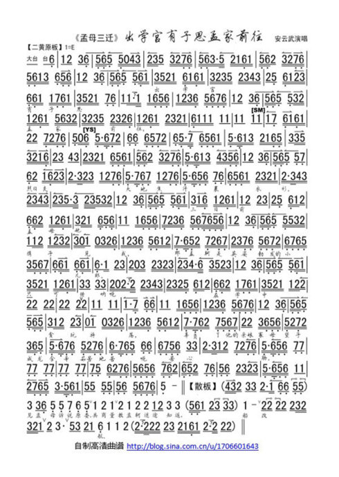 孟母三迁--出学宫有子思孟家前往（安云武）