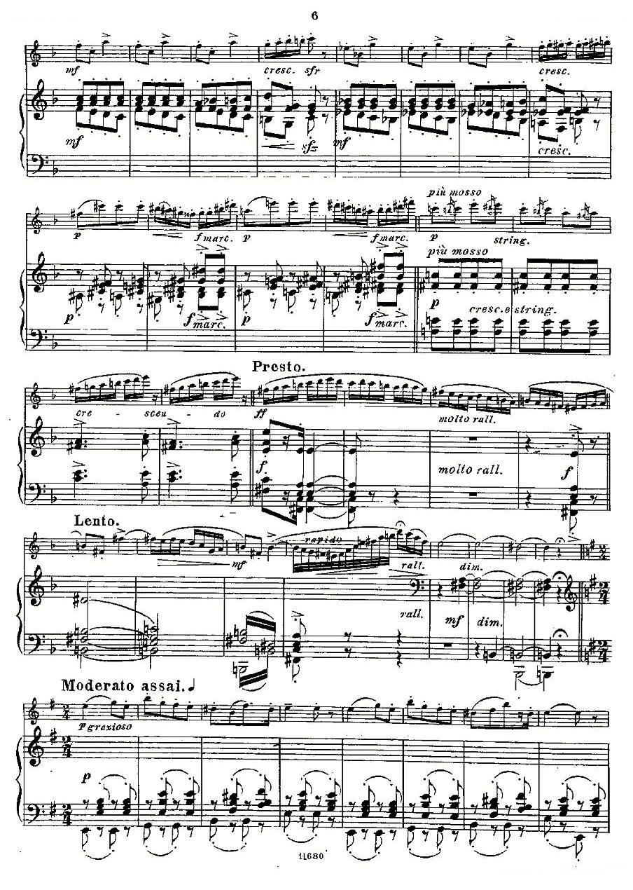 Fantaisies nationales. Op. 59, 3. （长笛 钢琴伴奏） 