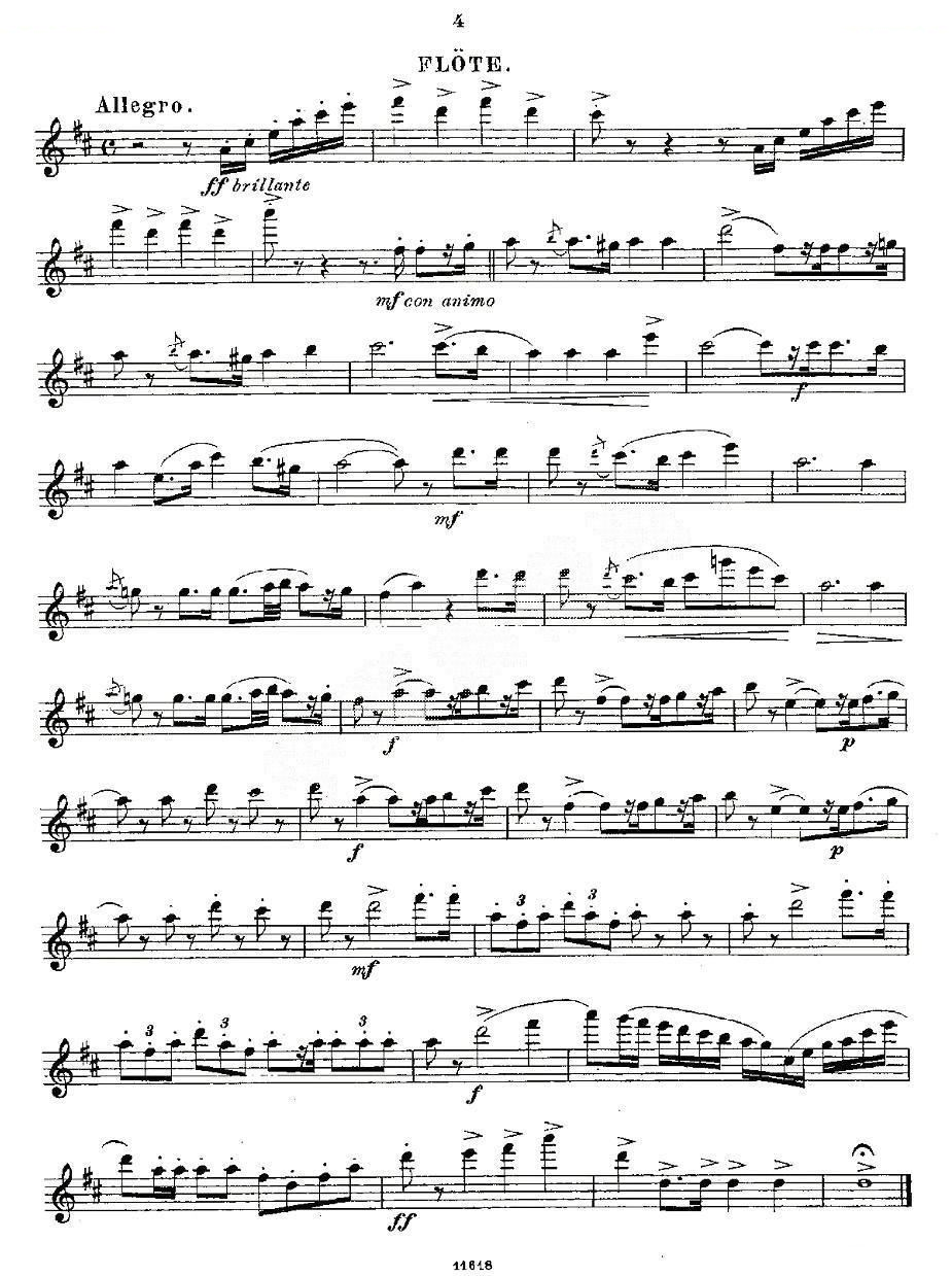 Opern-Transcriptionen.Op.45-3 笛萧谱
