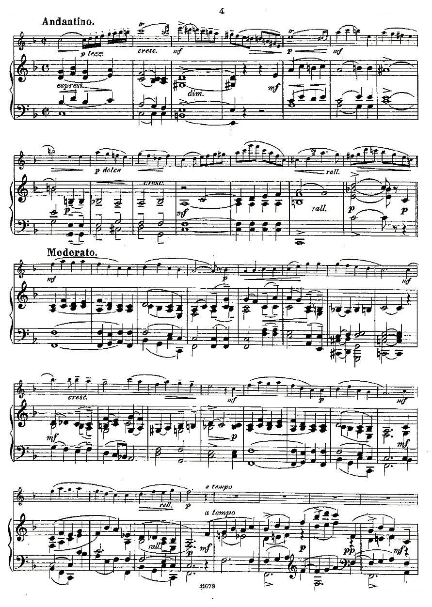 Fantaisies nationales. Op. 59, 1. （长笛 钢琴伴奏） 