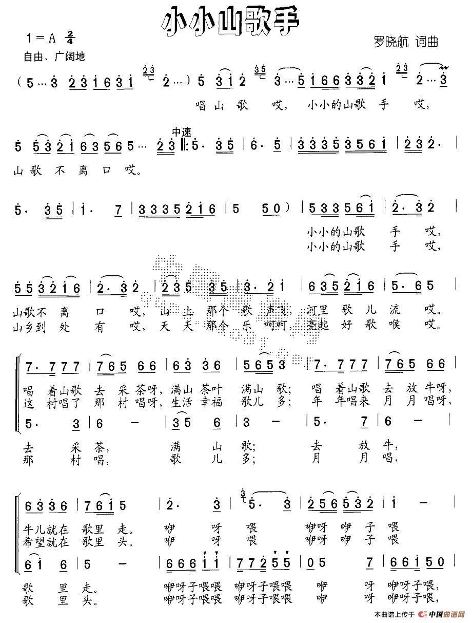 小小山歌手