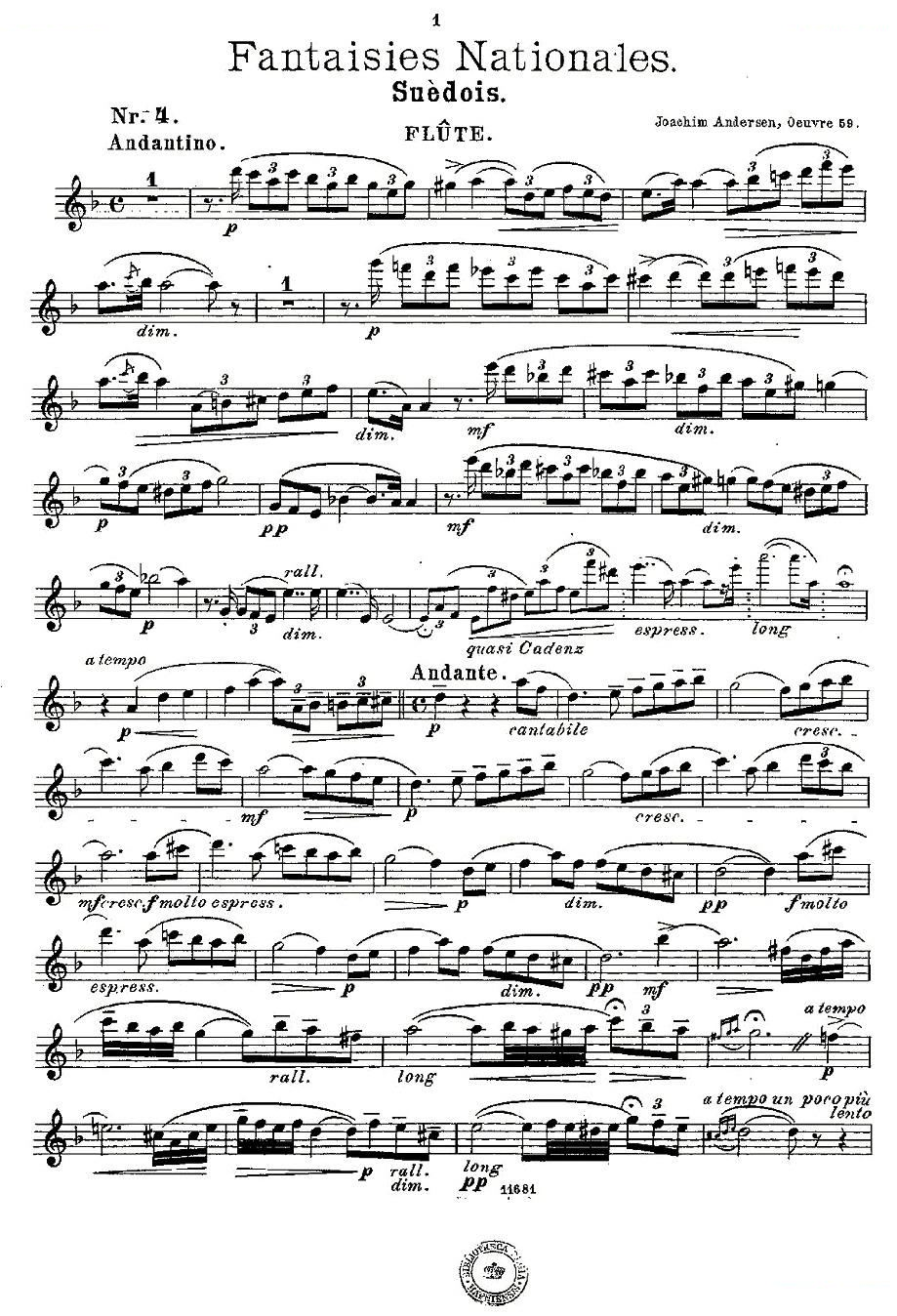 Fantaisies nationales. Op. 59, 4. 