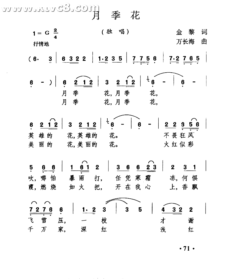 月季花