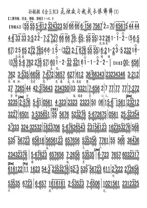 （转帖）金玉奴--花烛夜勾起我绵绵长恨（孙毓敏）