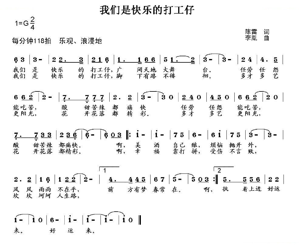 我们是快乐的打工仔
