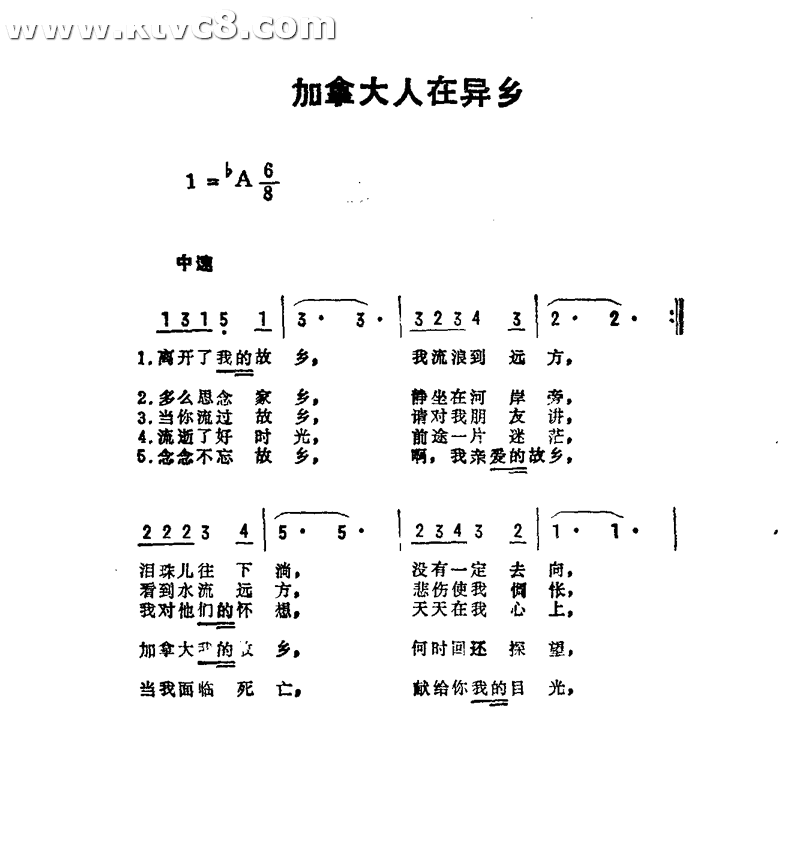 加拿大人在异乡