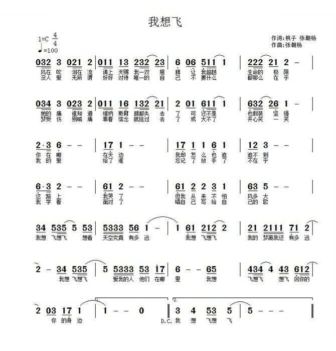我想飞