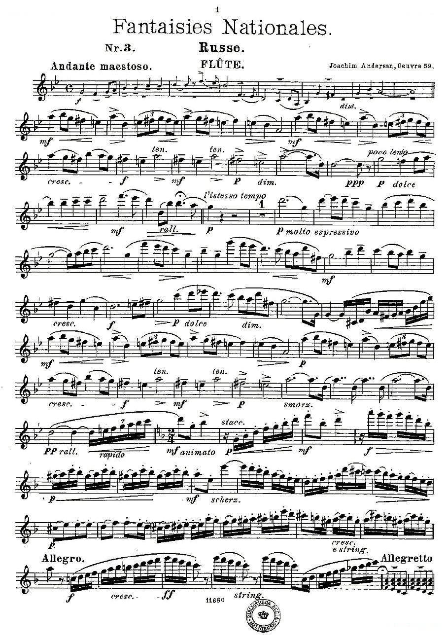 Fantaisies nationales. Op. 59, 3. 