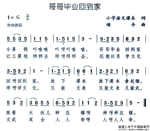 哥哥毕业回到家