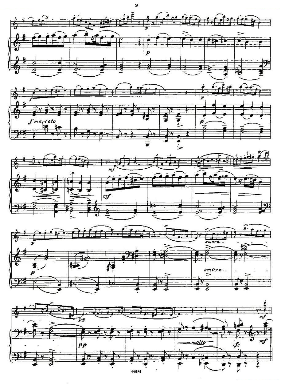 Fantaisies nationales. Op. 59, 4. （长笛 钢琴伴奏） 