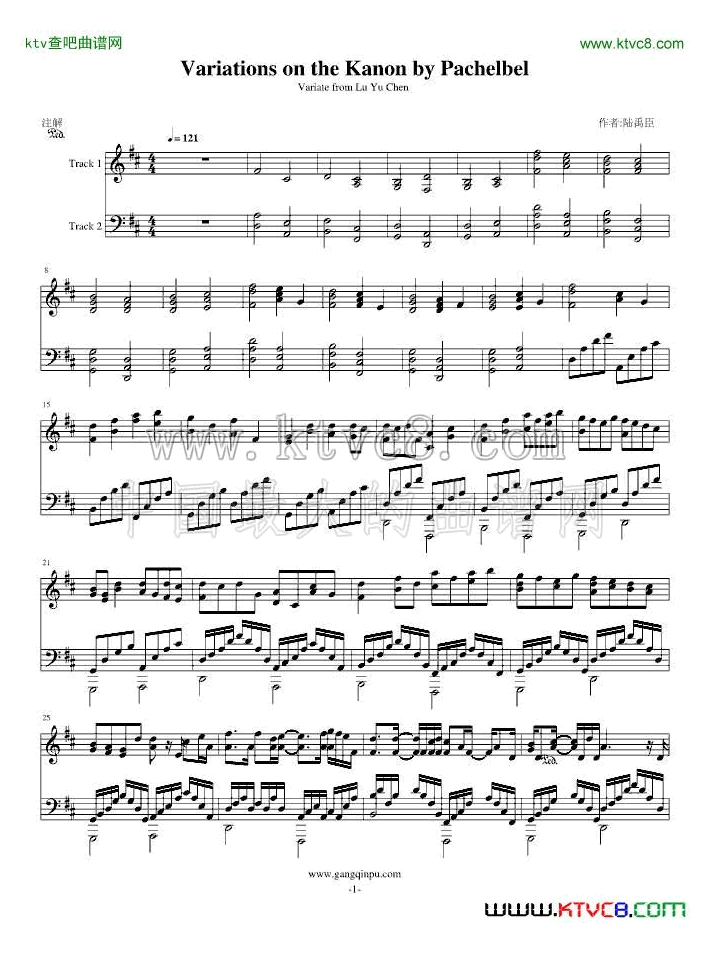 Variations on the Canon In D 