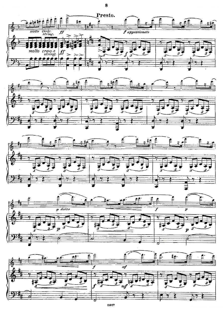 Opern-Transcriptionen.Op.45-6（长笛+钢琴伴奏） 铜管乐谱