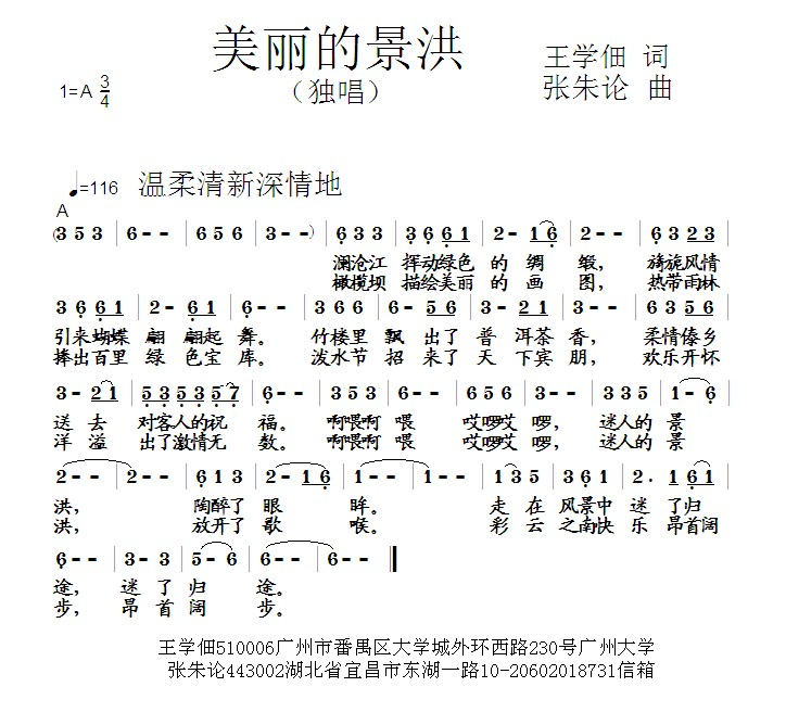 美丽的景洪