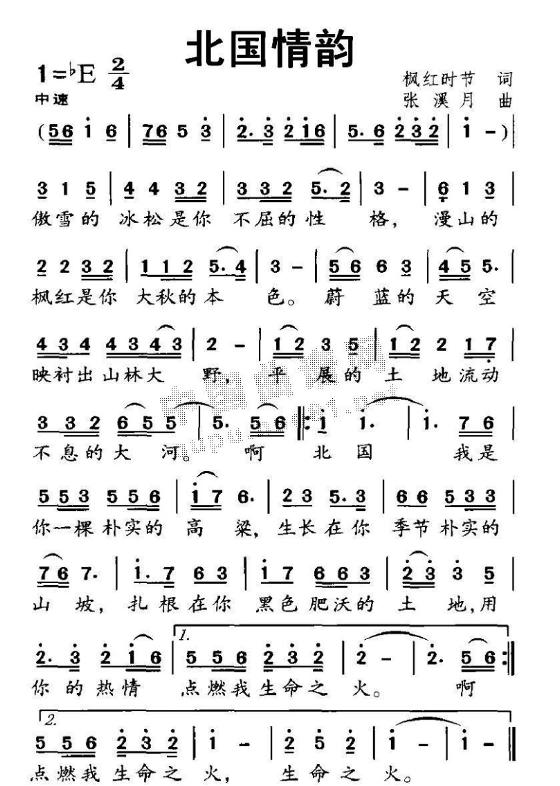 北国情韵